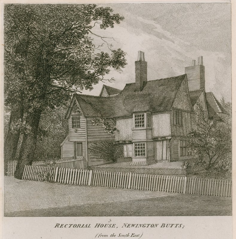 Rectorial House في Newington Butts ، ساوثوارك ، لندن ، من الجنوب الشرقي بواسطة مدرسة اللغة الإنجليزية