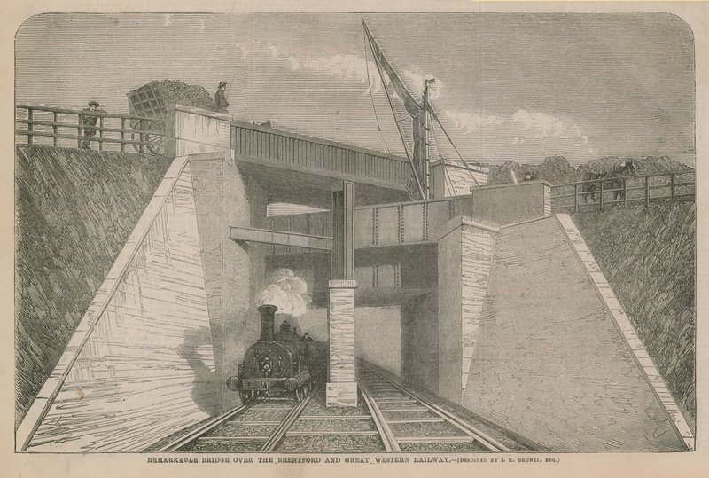 جسر رائع فوق Brentford و Great Western Railway بواسطة مدرسة اللغة الإنجليزية