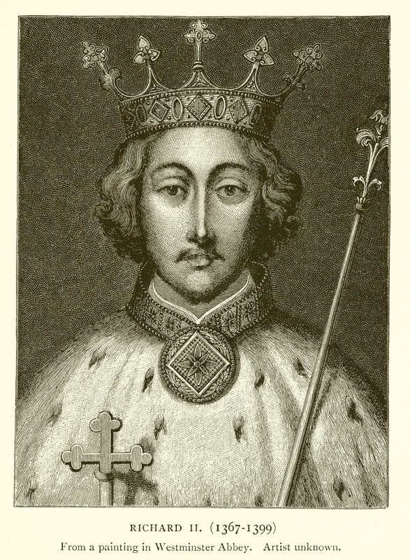 ريتشارد الثاني (1367-1399) بواسطة مدرسة اللغة الإنجليزية