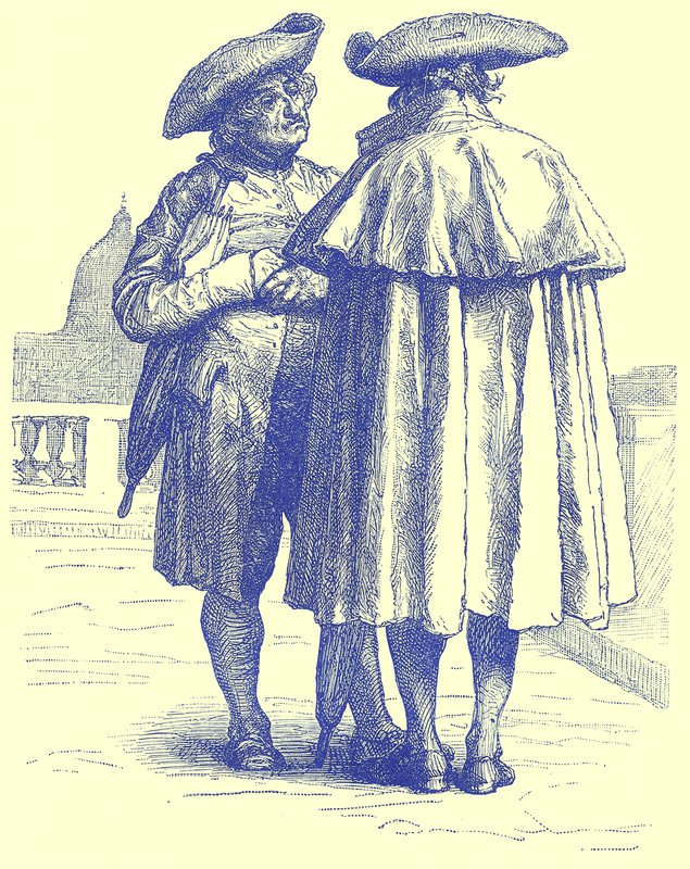 الكهنة الرومان ، رسم توضيحي من Illustrated Travels ، تم تحريره بواسطة HW Bates ، تم نشره عام 1880 (صورة محسنة رقميًا) بواسطة مدرسة اللغة الإنجليزية