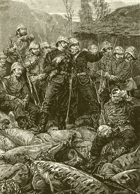 Rorkes Drift: صباح اليوم التالي للهجوم بواسطة مدرسة اللغة الإنجليزية