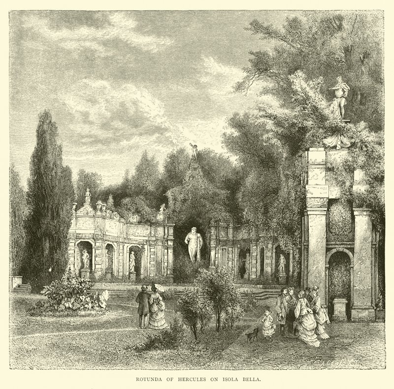 Rotunda of Hercules on Isola Bella بواسطة مدرسة اللغة الإنجليزية