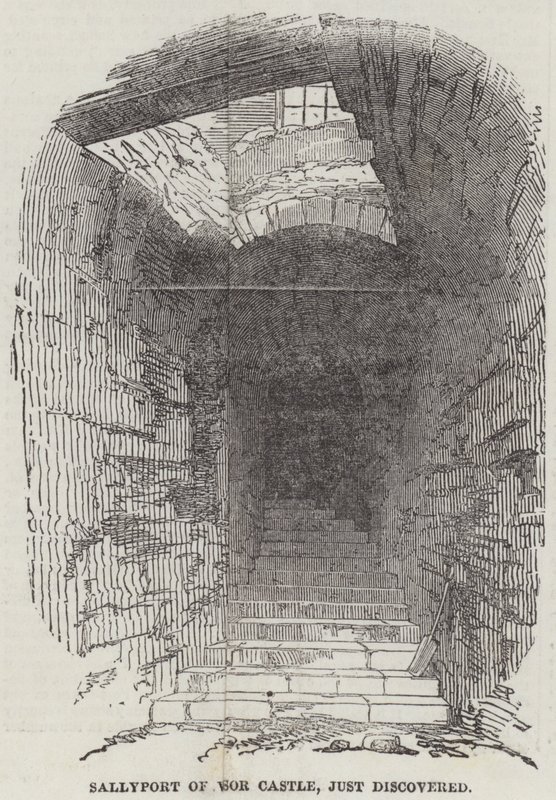 Sallyport of Windsor Castle ، اكتشفت للتو (نقش) بواسطة مدرسة اللغة الإنجليزية
