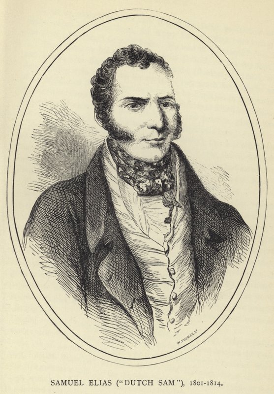 صموئيل إلياس ، سام الهولندي ، 1801-1814 بواسطة مدرسة اللغة الإنجليزية