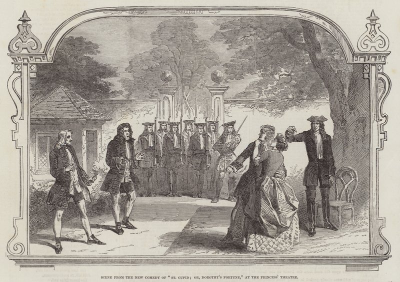 Scene from the New Comedy of "St Cupid; or, Dorothy