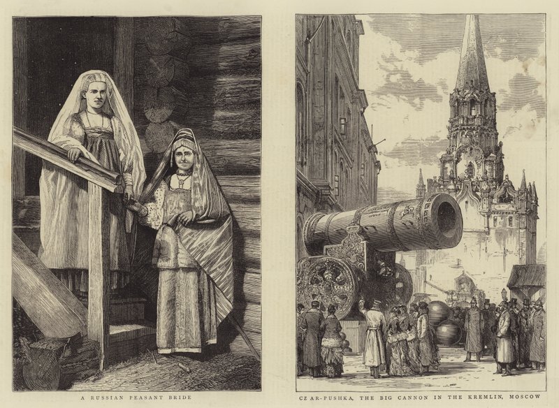 Scenes in Russia (engraving) بواسطة مدرسة اللغة الإنجليزية