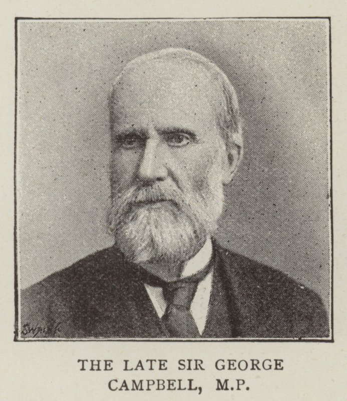 Sir George Campbell (engraving) بواسطة مدرسة اللغة الإنجليزية