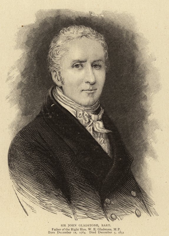 Sir John Gladstone, Bart (engraving) بواسطة مدرسة اللغة الإنجليزية