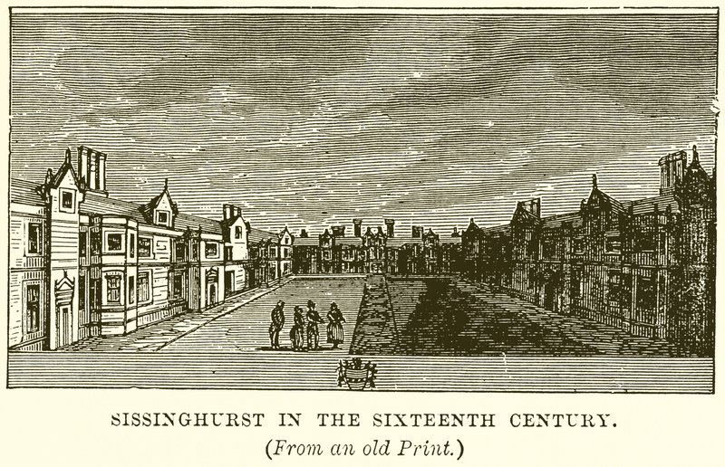 Sissinghurst في القرن السادس عشر بواسطة مدرسة اللغة الإنجليزية