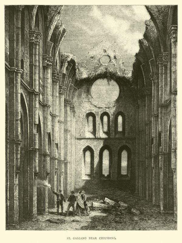 St Galgano قرب Chiusdino بواسطة مدرسة اللغة الإنجليزية