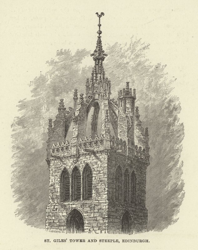 برج St Giles و Steeple ، إدنبرة بواسطة مدرسة اللغة الإنجليزية