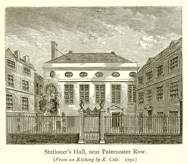 قاعة Stationers ، بالقرب من Paternoster Row بواسطة مدرسة اللغة الإنجليزية