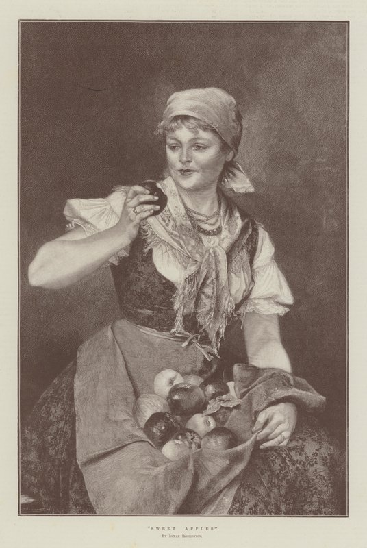 Sweet Apples (engraving) بواسطة مدرسة اللغة الإنجليزية