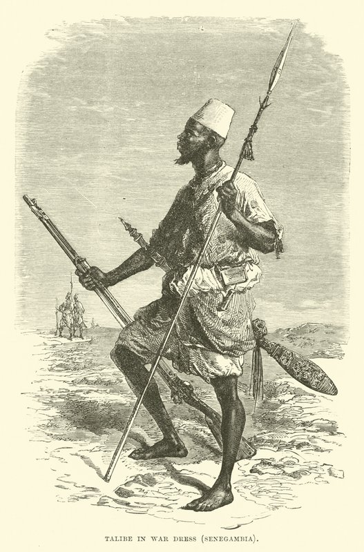 Talibe في لباس الحرب ، Senegambia بواسطة مدرسة اللغة الإنجليزية