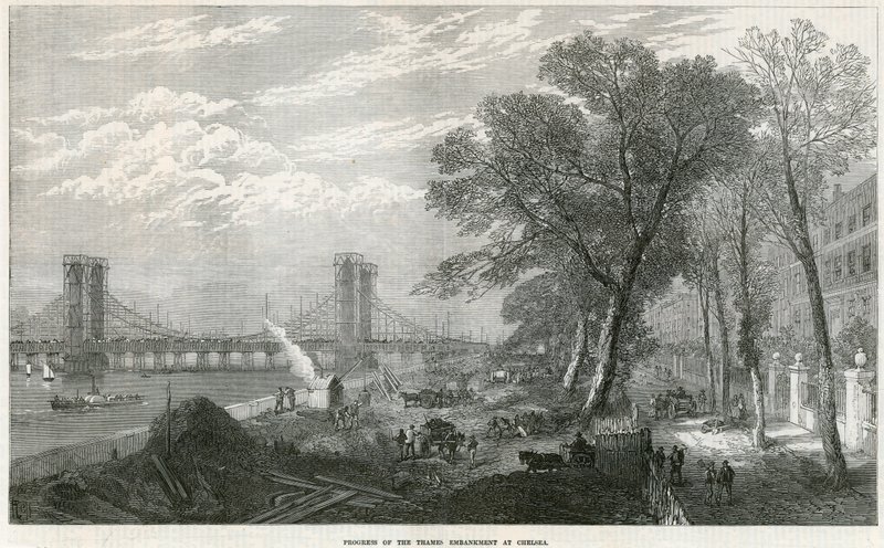 Thames Embankment في تشيلسي بواسطة مدرسة اللغة الإنجليزية
