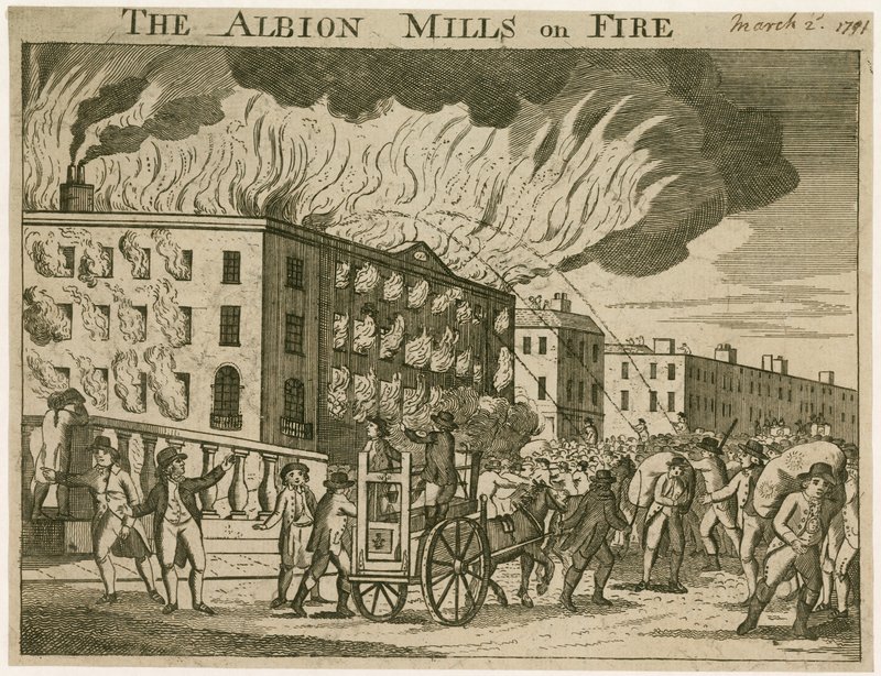 The Albion Mills on Fire بواسطة مدرسة اللغة الإنجليزية