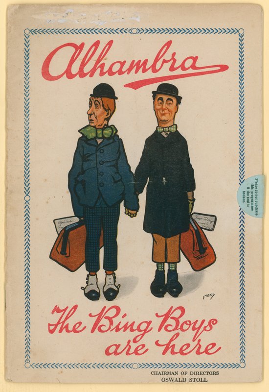 قصر الحمراء ، ليستر سكوير ، لندن ، برنامج The Bing Boys بواسطة مدرسة اللغة الإنجليزية