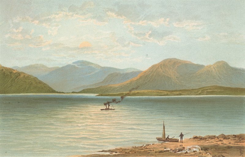 جبال أردجور من Ballachulish بواسطة مدرسة اللغة الإنجليزية