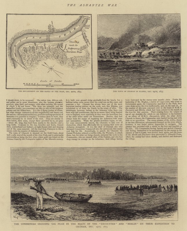 The Ashantee War (engraving) بواسطة مدرسة اللغة الإنجليزية