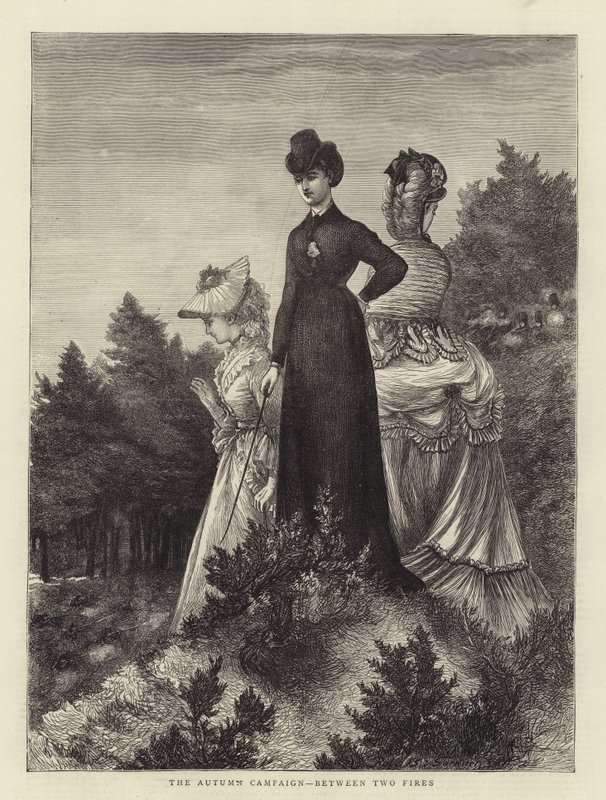 The Autumn Campaign, between two fires (engraving) بواسطة مدرسة اللغة الإنجليزية