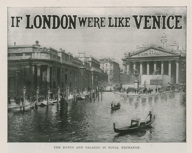 The Banco and Palazzo di Royal Exchange بواسطة مدرسة اللغة الإنجليزية