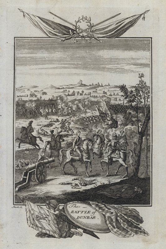 The Battle of Dunbar (engraving) بواسطة مدرسة اللغة الإنجليزية