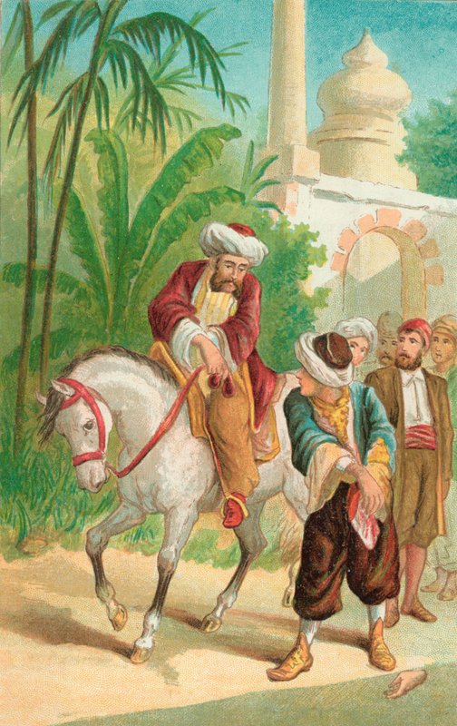 التاجر المسيحي بواسطة مدرسة اللغة الإنجليزية