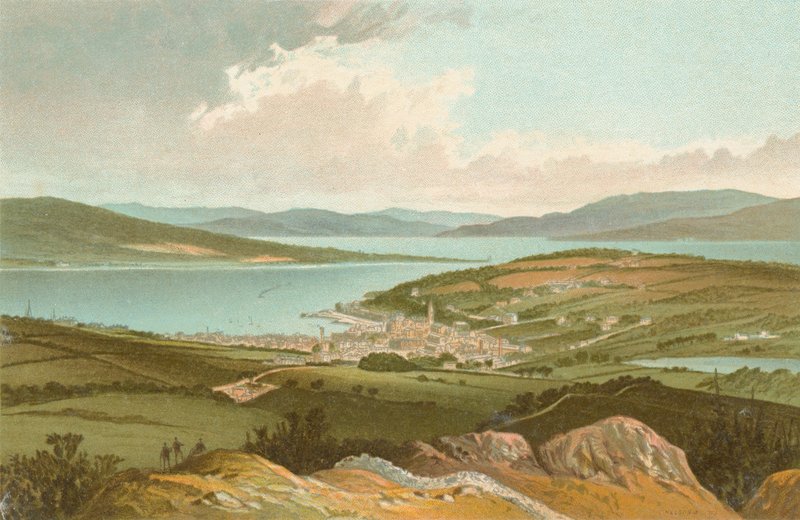 The Clyde und Rothesay Bay من بارون هيل بواسطة مدرسة اللغة الإنجليزية