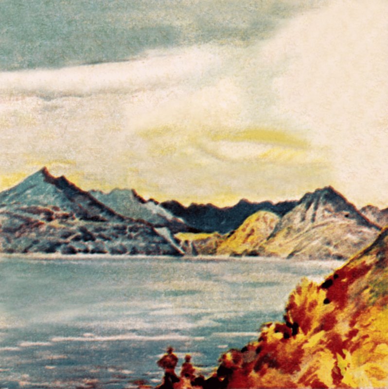 Coolins أو Cuillins of Skye بواسطة مدرسة اللغة الإنجليزية