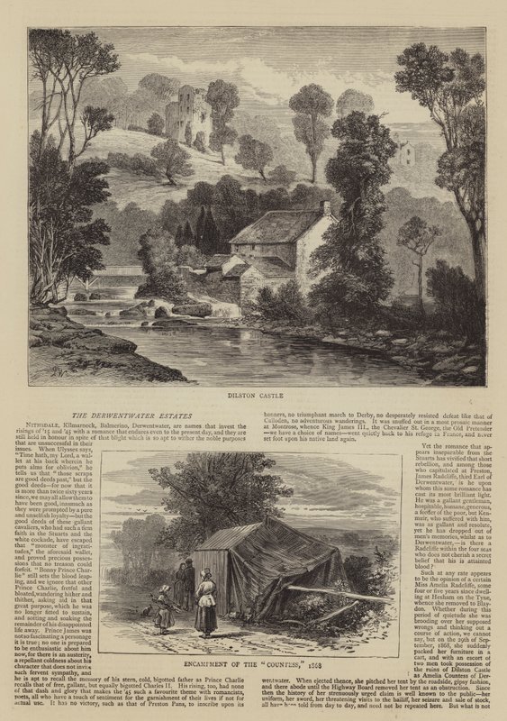 The Derwentwater Estates (engraving) بواسطة مدرسة اللغة الإنجليزية