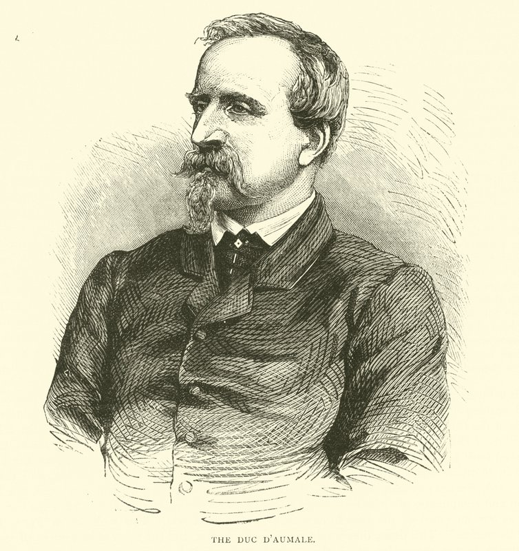 The Duc dAumale مارس 1871 بواسطة مدرسة اللغة الإنجليزية