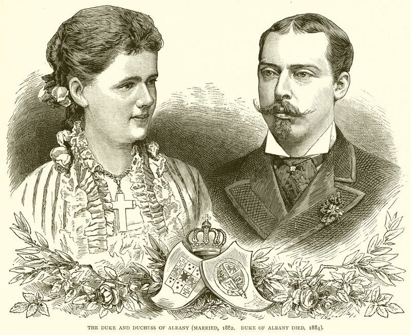 توفي دوق ودوقة ألباني (متزوج ، 1882. مات دوق ألباني ، 1884) بواسطة مدرسة اللغة الإنجليزية