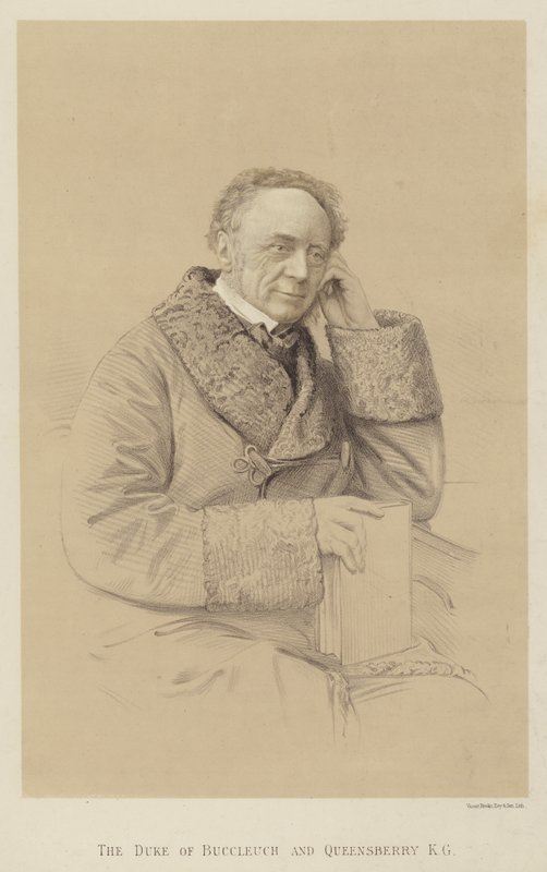 The Duke of Buccleuch and Queensberry, KG (litho) بواسطة مدرسة اللغة الإنجليزية