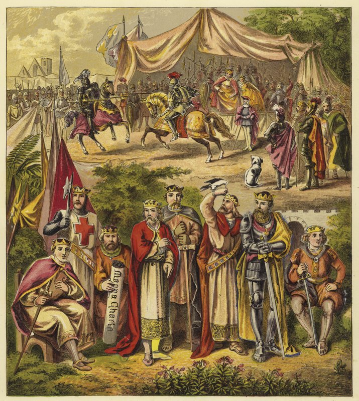 The First First Plantagenet Kings ؛ الملك هنري الثاني ، الملك ريتشارد الأول ، الملك جون ، الملك هنري الثالث ، الملك إدوارد الأول ، الملك إدوارد الثاني ، الملك إدوارد الثالث ، الملك ريتشارد الثاني بواسطة مدرسة اللغة الإنجليزية