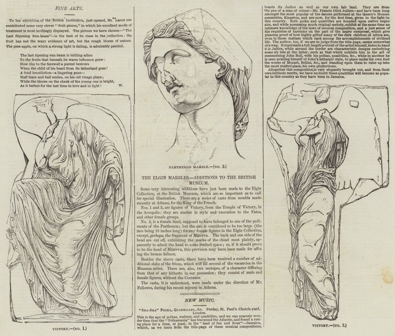 The Elgin Marbles (engraving) بواسطة مدرسة اللغة الإنجليزية