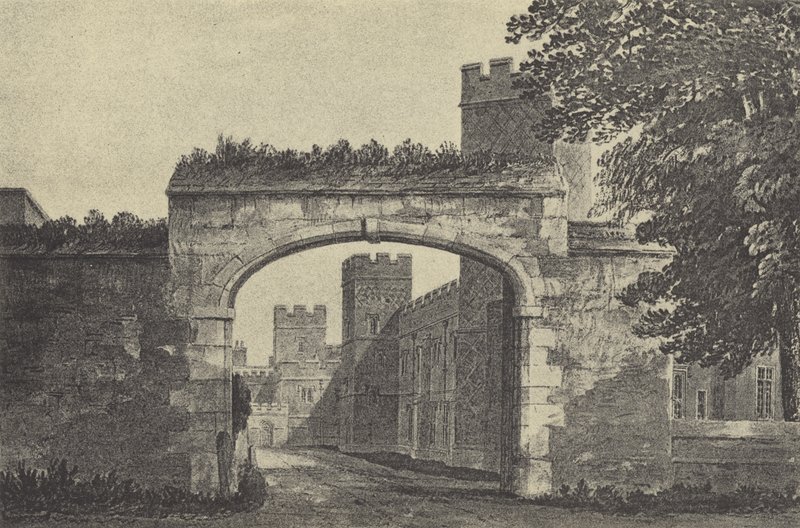 مدخل ويستونز يارد ، 1818 (الحفر) بواسطة مدرسة اللغة الإنجليزية