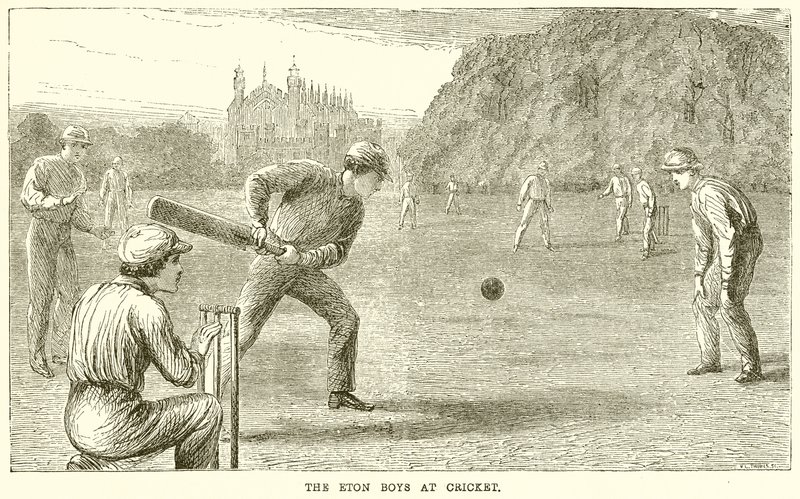 The Eton Boys at Cricket بواسطة مدرسة اللغة الإنجليزية