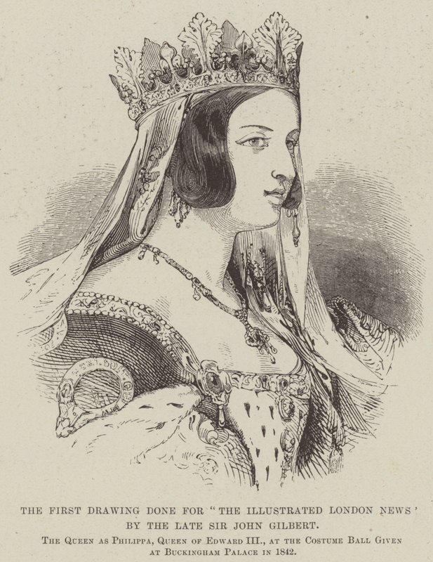 رسم أول رسم لـ "أخبار لندن المصورة" للراحل السير جون جيلبرت (نقش) بواسطة مدرسة اللغة الإنجليزية