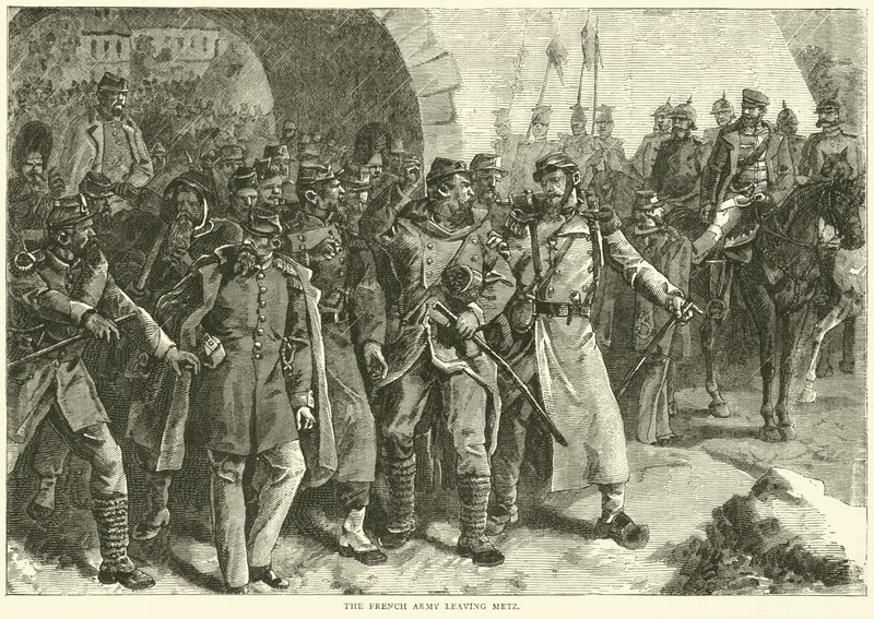 الجيش الفرنسي يغادر ميتز ، أكتوبر 1870 بواسطة مدرسة اللغة الإنجليزية