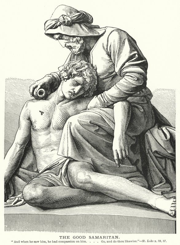السامري الصالح (نقش) بواسطة مدرسة اللغة الإنجليزية