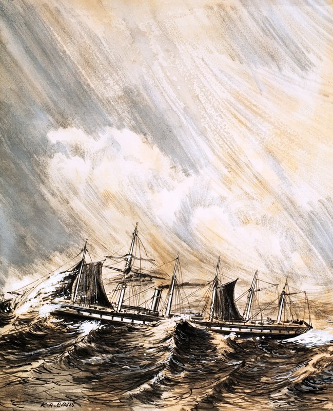 بريطانيا العظمى ، صممه Isambard Kingdom Brunel بواسطة مدرسة اللغة الإنجليزية
