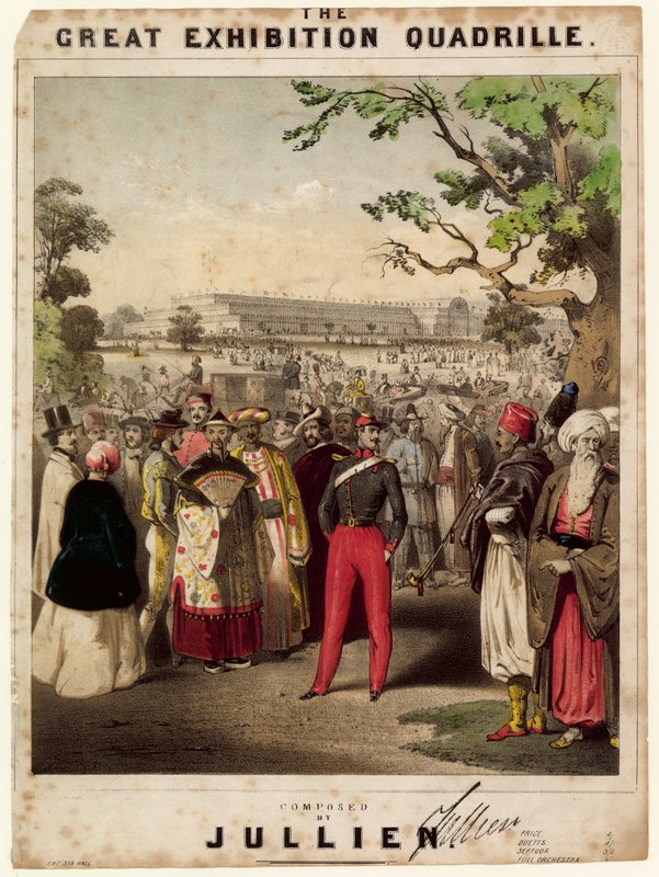 المعرض الكبير كوادريل (1851) بواسطة مدرسة اللغة الإنجليزية
