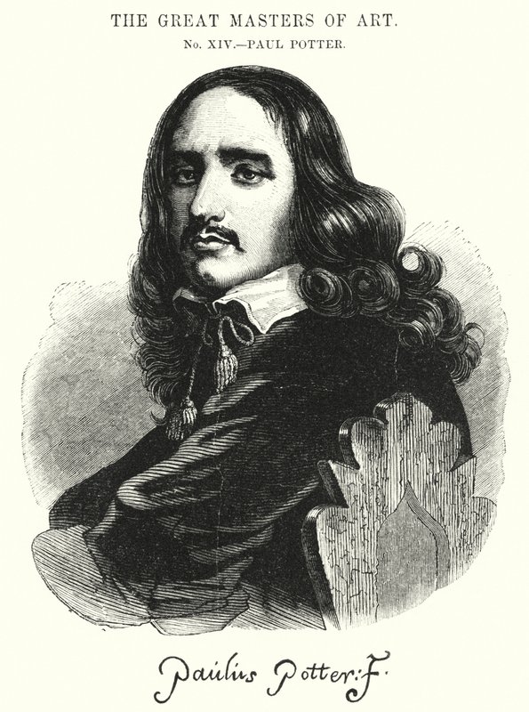 The Great Masters of Art, Paul Potter (engraving) بواسطة مدرسة اللغة الإنجليزية