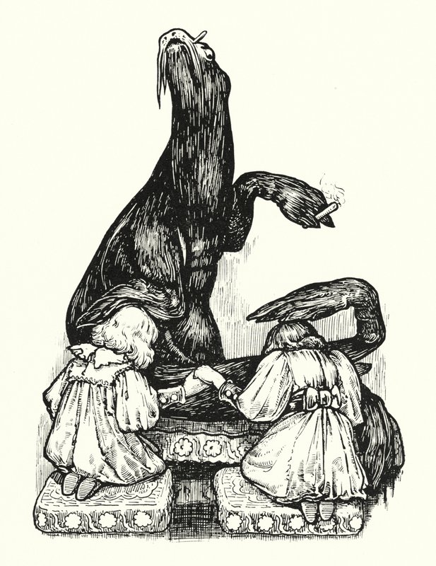 The Great Seal blesses the Princesses (litho) بواسطة مدرسة اللغة الإنجليزية