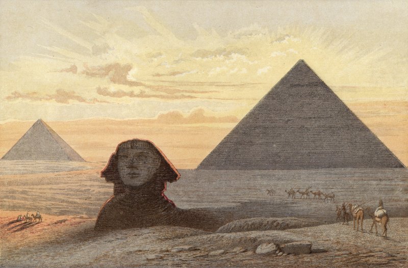 أبو الهول وأهرامات الجيزة بواسطة مدرسة اللغة الإنجليزية
