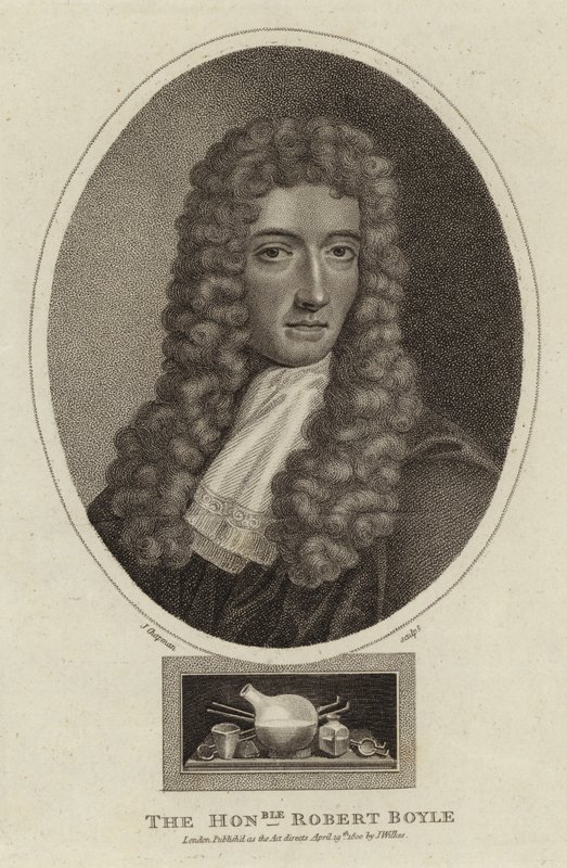 الأونرابل روبرت بويل (1627 - 1691) بواسطة مدرسة اللغة الإنجليزية