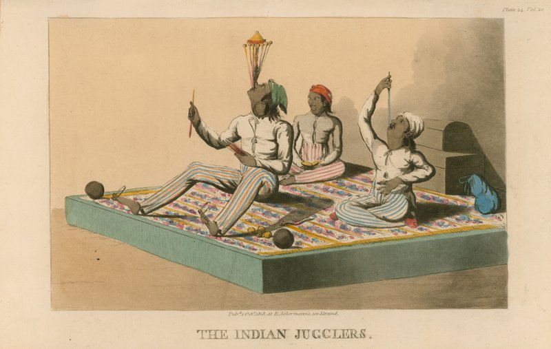 The Jugglers الهنود بواسطة مدرسة اللغة الإنجليزية