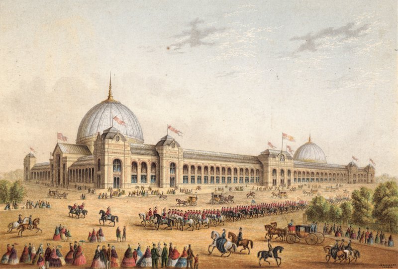 مبنى المعرض الدولي لعام 1862 بواسطة مدرسة اللغة الإنجليزية