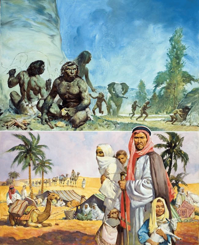 الأرض التي أصبحت صحراء بواسطة مدرسة اللغة الإنجليزية