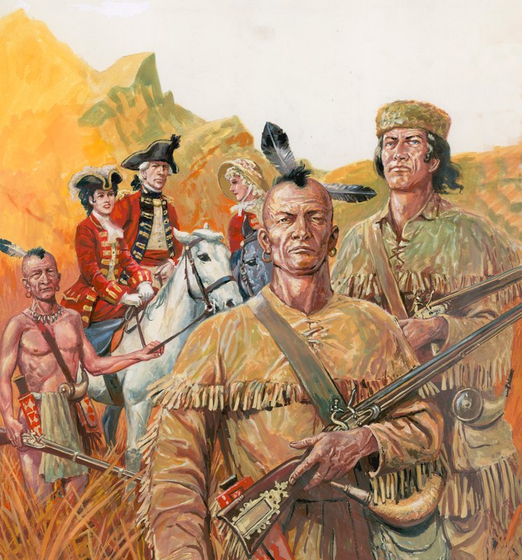 The Last of the Mohicans ، رواية جيمس فينيمور كوبر بواسطة مدرسة اللغة الإنجليزية